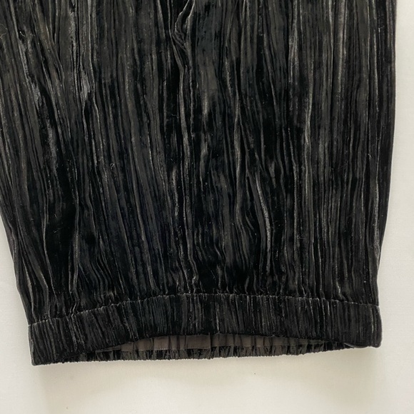 Forte Forte Pleated Velveted Jogger Pants Black - Picture 5 of 9